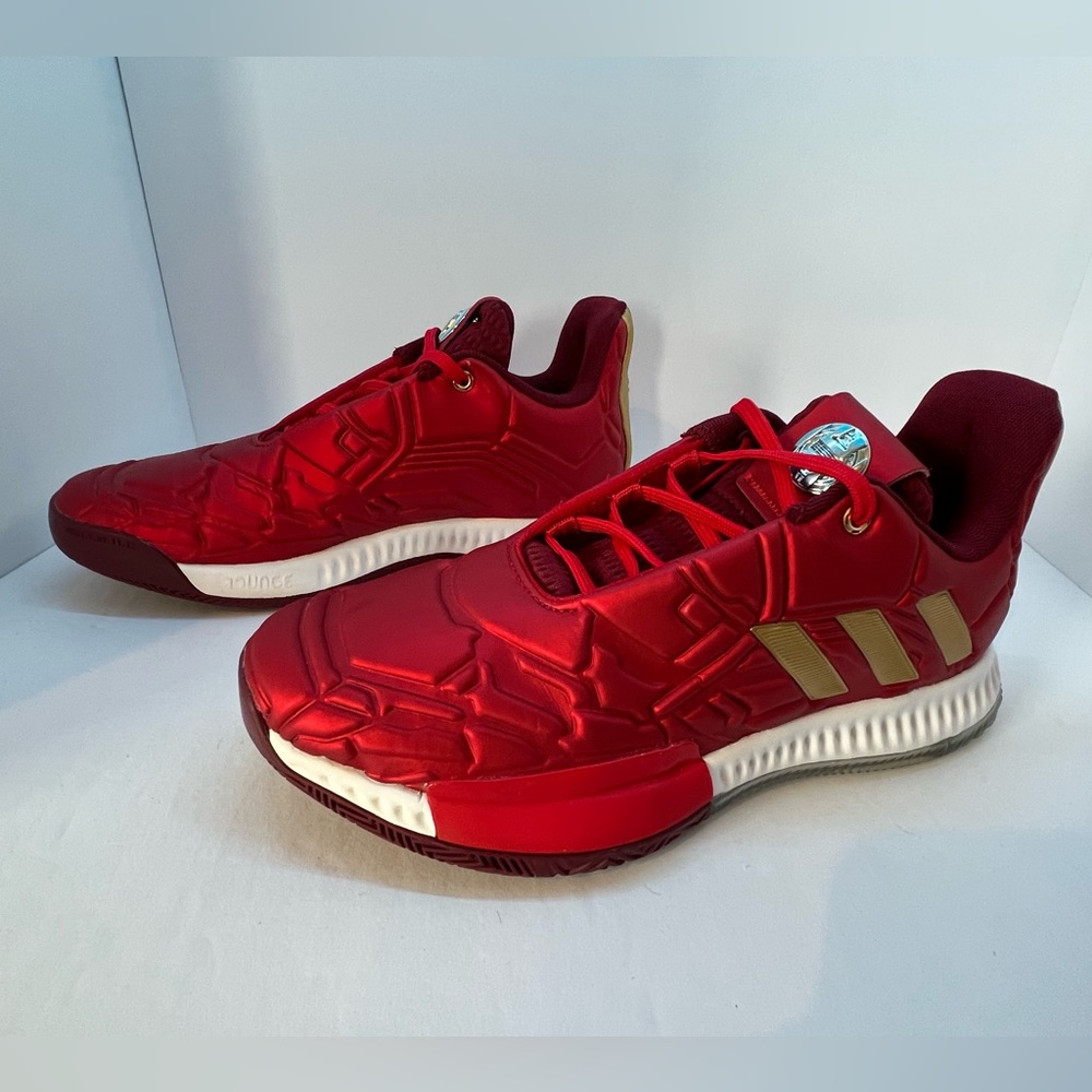 ADIDAS Marvel x Harden Vol. 3 Heroes Among Us Iron Man EG2626 GS Size 5